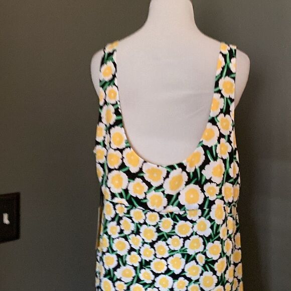 90's Shift Yellow Poppy Mini Dress Sun DVF for Target Diane von Furstenberg NWT - Picture 9 of 16